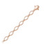 1 1/20 CTW Round Diamond Link Bracelet in 14k Rose Gold (MV3411)