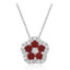 Ruby And Diamond Pendant Necklace | Majesty Diamonds
