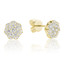 1/2 CTW Round Diamond Stud Earrings in 14k Yellow Gold (MV3557)