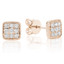 1/4 CTW Round Diamond Stud Earrings in 14k Rose Gold (MV3562)
