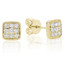 1/4 CTW Round Diamond Stud Earrings in 14k Yellow Gold (MV3563)