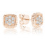1/4 CTW Round Diamond Stud Earrings in 14k Rose Gold (MV3581)