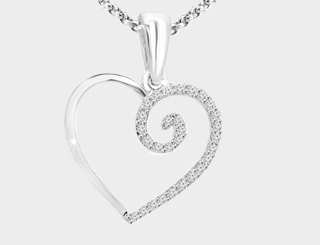 heart shaped pendants 2017