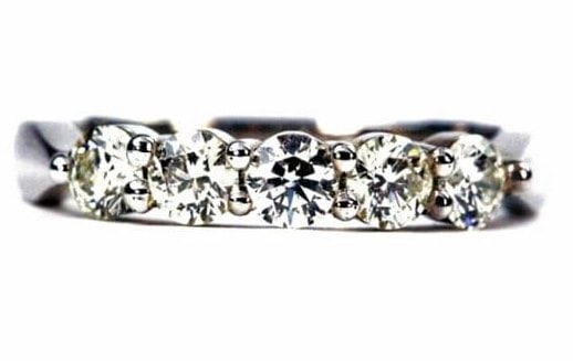 Five Stone Band Ring