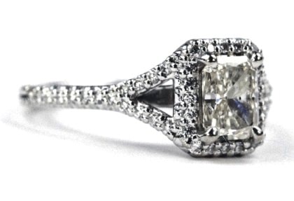 Radiant Cut Engagement Ring