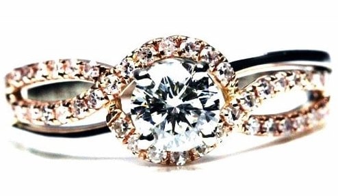Infinity Design Engagement Ring