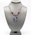 Teardrop Pendant Cord Necklace 

Color: Lavender 

Length: 17 inches long + 3