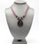 Teardrop Pendant Cord Necklace 

Color: Purple

Length: 17 inches long + 3