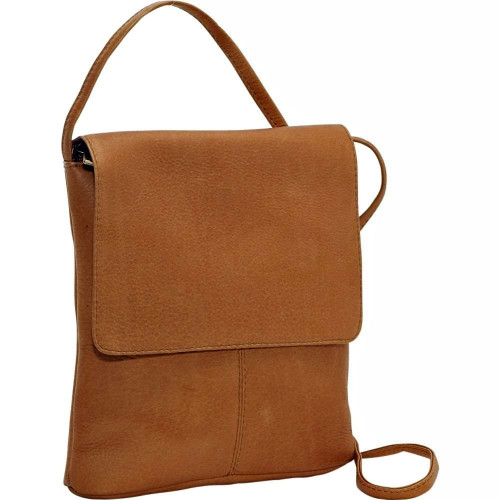 Small Flap Over Shoulder Bag - LeDonne Leather Co.