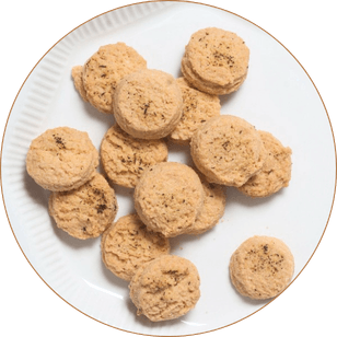 Cornmeal Rosemary Shortbread