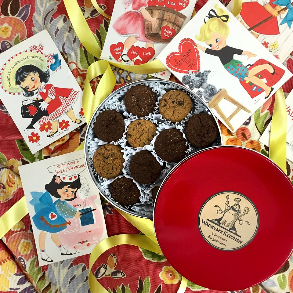 Chocolate Duo Cookie Tin - Wackym's Kitchen