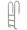 Slimline pool ladder