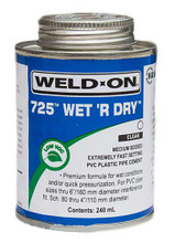 Wet or Dry Pool Pipe Cement Glue - For Solvent Weld
