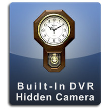 Oak Pendulum Clock DVR Series Hidden Camera Spy Camera Nanny Camera