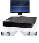 5 to 8 HDTV Security Camera System with 8 Input HDTV DVR