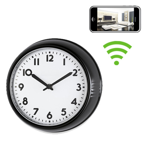 wall clock spy camera wifi