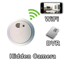 WiFi Smoke Detector Smoke Alarm Hidden Camera Spy Camera Nanny Cam