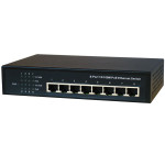 8 Port Power over Ethernet Switch for IP Security Cameras