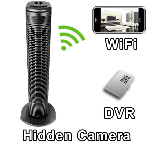 WiFi Tower Fan Hidden Camera Spy Camera Nanny Cam