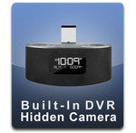 iPhone iPad Docking Station Hidden Camera Spy Camera Nanny Cam