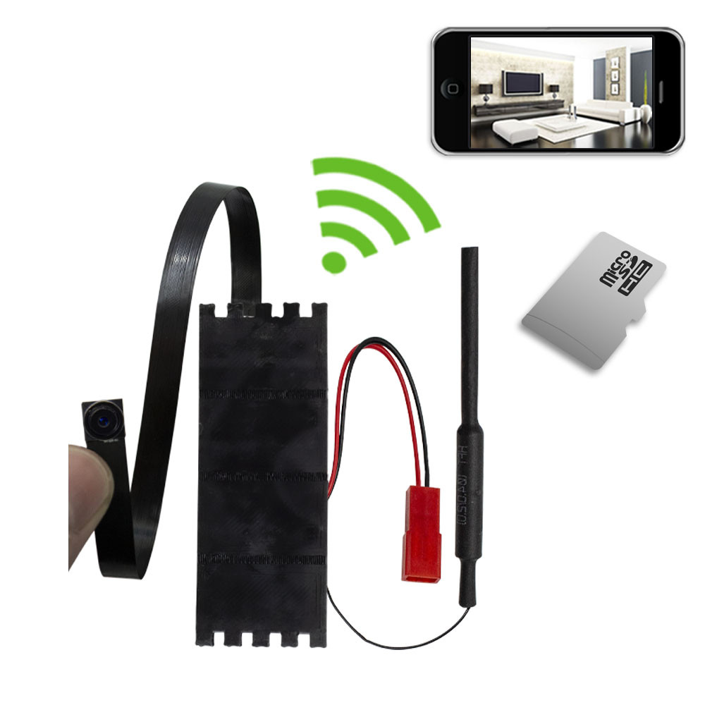Wireless Spy WIFI IP Nanny Cam Mini Micro DV DVR Pinhole DIY Hidden Video Camera 