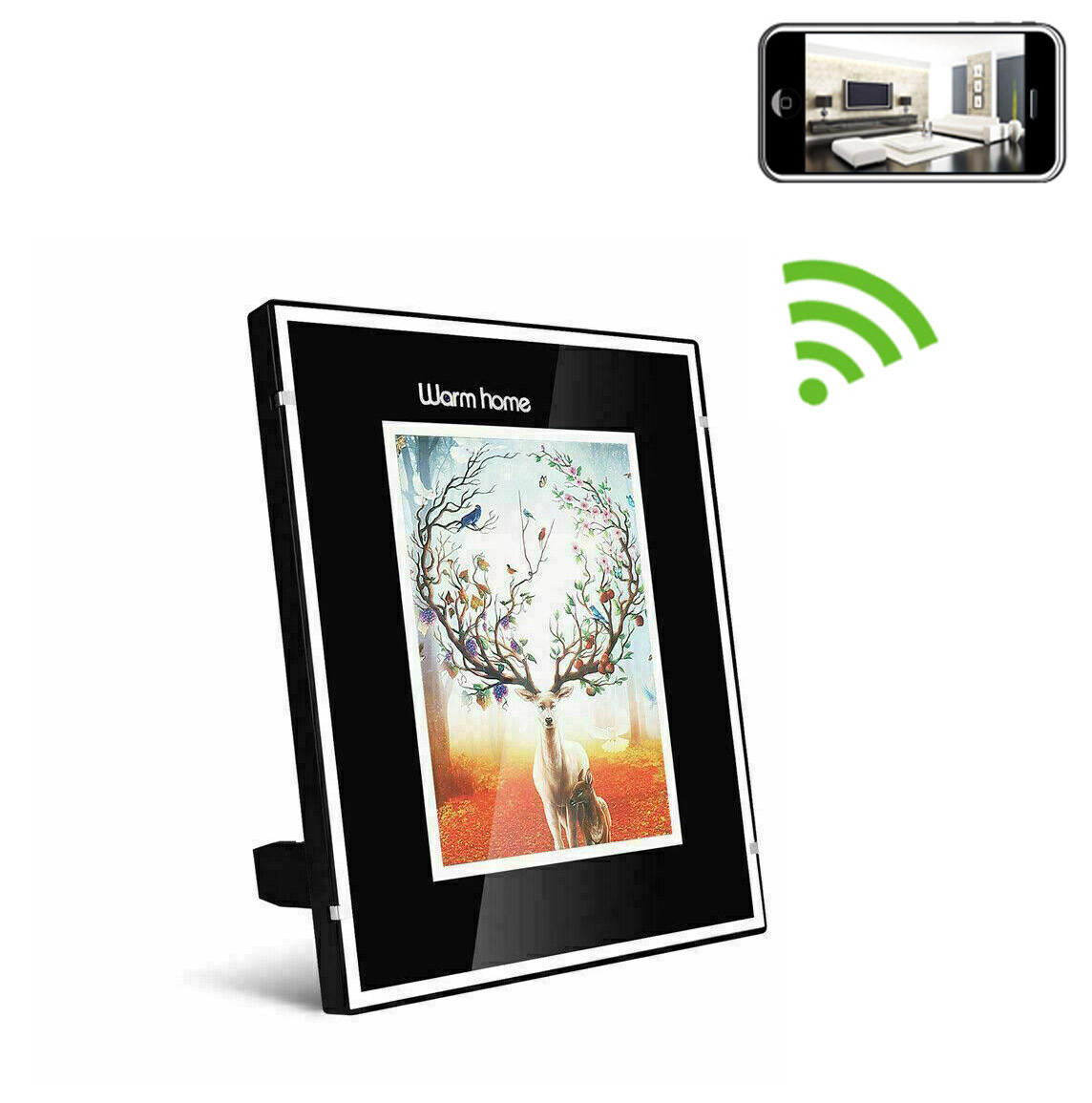 Picture Frame Camera with Build-in DVR and WiFi Remote Viewing from Android and iPhones