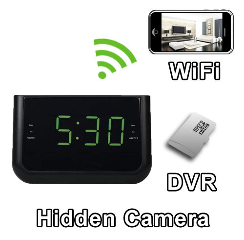 sony alarm clock hidden camera with built in dvr