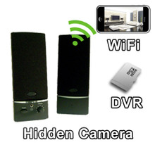 Computer Speakers Nanny Cam with WiFi DVR IP Live