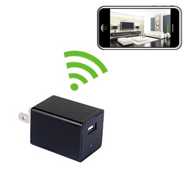 USB Table Lamp Hidden Camera w/ DVR & WiFi Remote View 