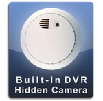 PalmVID Smoke Detector Nanny Cam with Adjustable View
