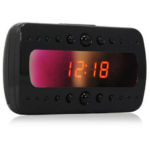 Alarm Clock Nanny Cam with Night Vision and DVR 1920x1080
