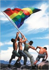 Gay Pride Blank Note Book
