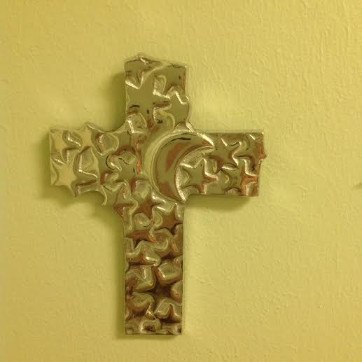 Moon and Stars Cross