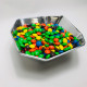Contemporary Bowl Large with 3 cups of M & M's