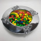 Dragonfly Bowl with 1 cup of M & M's