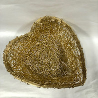 Gold Heart Basket