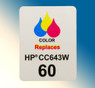 4703, Label HP 60 CC643W Color - Sheet of 77 Labels