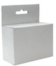 4942, White Retail Hang Tab Box, - Canon HP small size fit in this box, - 3-1/2" x 1-5/8" x 2-1/2" 