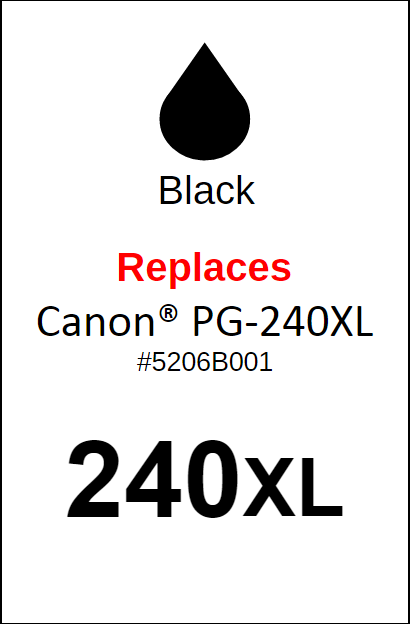 4932 Label Canon Pg 240xl Sheet Of 63 Labels R Jettek