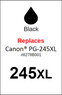 4936, Label, Canon PG-245XL - Sheet of 35 Labels