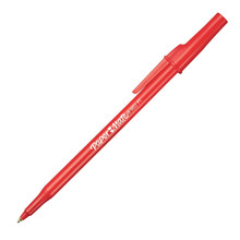 Papermate Write Bros. Pmop Stick Pen Medium Red  - Pen Mountain