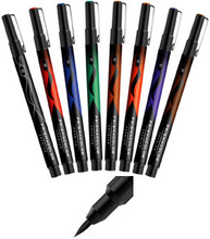 Prismacolor Illustration Marker Brush tip 8 Color Set  Pen Mountain