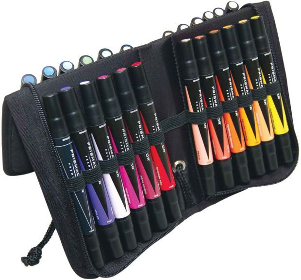 Prismacolor Double-Ended Art Marker - Assorted Colors, Set of 24