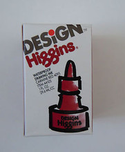 Higgins Carmine Red Drawing Ink   Pen Mountain