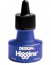 Fadeproof Blue Drawing Ink by Higgins  Pen Mountain