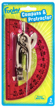 Foohy Compass and Protractor set - Pen Mountain