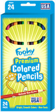 Colorific/Foohy Colored Pencil Set  24 count  -  Pen Mountain