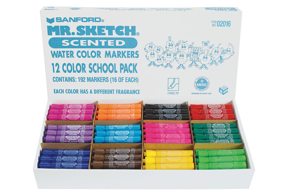 Mr Sketch Scented Class Pack 192 ct
