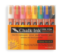 Chalk Ink Wet Wipe 8 ct  Pen Mountain