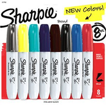Sharpie Chisel 8/cd includes new colors   Pen Mountain